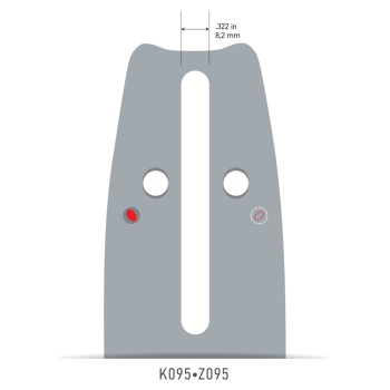 OREGON 188SFHK095 Führungsschiene "AdvanceCut", 45cm